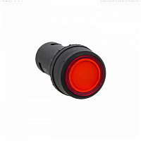 Изображение Кнопка SW2C-10D с подсветкой красная NO 24В EKF  sw2c-md-r-24 