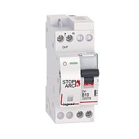 Изображение Устройства защиты от дугового пробоя DX3 Stop Arc 1P+N B10A 6000А (с авт. выкл.) Leg 415920 