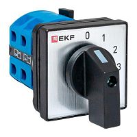 Изображение Переключатель кулачковый ПК-1-101 25А 1P «0-1-2-3» IP65 EKF pk-1-101-25-65 