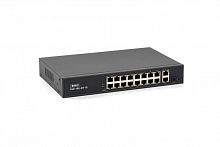 Изображение Коммутатор SKAT PoE-16E-2G-1S PoE Plus 260Вт порты:16-Ethernet 2-Uplink 1-SFP Бастион 4075 