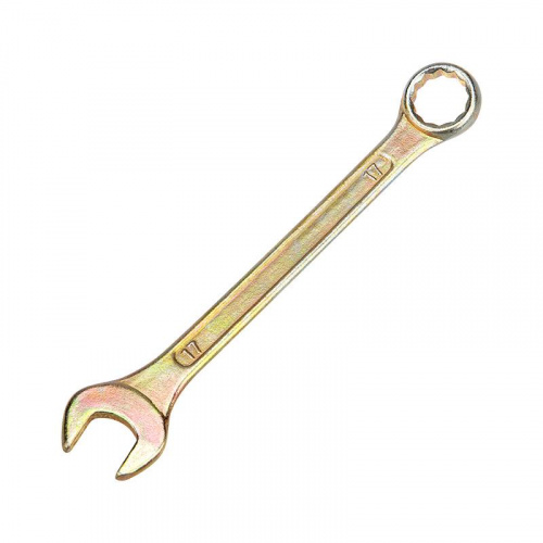 Изображение Ключ комбинированный 17мм желт. цинк Rexant 12-5812-2 