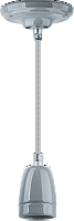 Изображение Светильник подвесной   Navigator 61 530 NIL-SF03-010-E27 60Вт 1м. керам.серый    20675 
