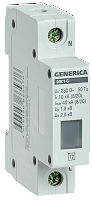 Изображение Ограничитель перенапряжения ОПС1-C 1Р 10/40кА 230В GENERICA IEK MOP20-1-C-G 