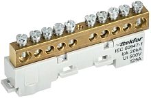 Изображение Шина L "фаза" неизол. на универс. держ. 8х12-10-Ср TEKFOR IEK TF-NN20-10-DL-K03 