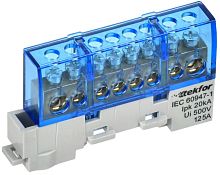 Изображение Шина нулевая N изол. на универс. держ. 8х12-8-С TEKFOR IEK TF-NN20-08-KL-K07 