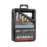 Изображение Набор сверл по металлу НСС-19К ПРОФИ КВТ 106205 