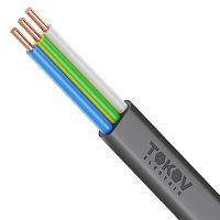 Изображение Кабель TOKOV ELECTRIC ВВГ-Пнг(А)-LSLTx 3х2.5 ОК (N PE) 0.66кВ (м) УТ000030888 
