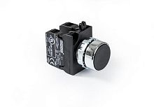 Изображение Кнопка нажимная круглая CM101DH (2НО) черн. EMAS CM101DH 