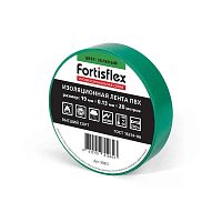 Изображение Изолента ПВХ 19х0.13х20 зел. Fortisflex 90813 