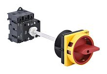 Изображение Выключатель-разъединитель 3п 63А IP20 с красн. выносн. рукоят. на дин-рейке/плате с замком SE MSD63340R 