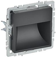 Изображение Подсветка светодиодная BRITE встраив. ПЛ20-БрГ механизм графит IEK BR-FL20-K53 
