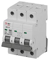 Изображение Выключатель автоматический 3п 40А кривая D 4.5кА ВА47-63 PRO ЭРА Б0059481 