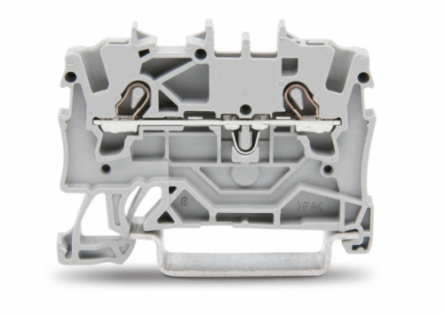 Изображение Клемма проходная 2х(0.25-2.5кв.мм) пригодный для Ex e сер. WAGO 2001-1201 