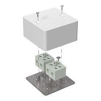 Изображение Коробка огнестойкая для кабель-канала 40-0460-FR16.0-4 Е15-Е120 85х85х45 Промрукав 40-0460-FR16.0-4 