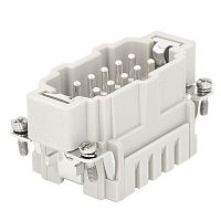 Изображение Вилка OptiLink HDC-HE-10-16-MS-(0.14-2.5) 500В КЭАЗ 352254 