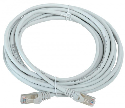 Изображение Патч-корд кат.5е FTP 10м сер. GENERICA ITK PC01-C5EF-10M-G 