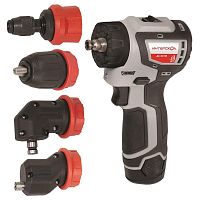 Изображение Дрель-шуруповерт акуумуляторная бесщеточн. ДА-10/12В 36 КомбиМАКС (Li-ion сумка 2 аккум. 2А.ч 4 насадки) ИНТЕРСКОЛ 687.2.2.78 