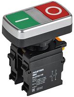 Изображение Кнопка "I-O" d22мм 1НО+1НЗ MASTER без подсветки IEK MI-BT60-11R-3-21-K51 