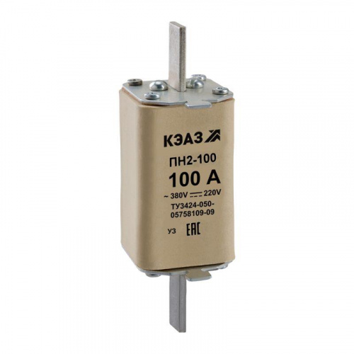 Изображение Вставка плавкая ПН2-100-31,5А-У3-КЭАЗ  110865 
