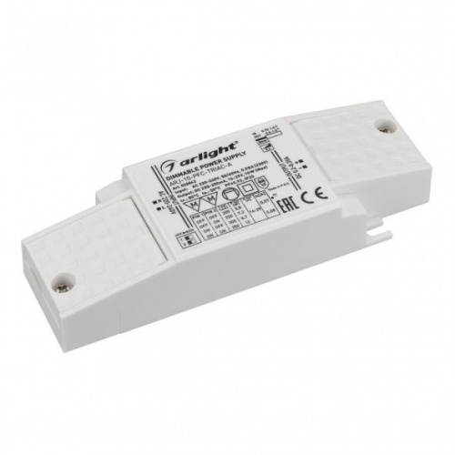 Изображение Блок питания ARJ-10-PFC-TRIAC-A (10W, 200-350mA) (Arlight, IP20 Пластик, 5 лет) 26042 