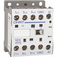 Изображение Контактор NC6-0904 4п (4НО) 9А кат. 110В AC (R) CHINT 247497 