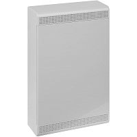 Изображение Щит навесной 36мод. слаботочный мультимедийный с серой дверцей с монтажн. платой в компл. Рувинил 68036С-СЛ 