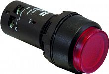 Изображение Кнопка с подсветкой CP3-11R-01 24В AC/DC с выступающей клавишей без фикс. 1НЗ красн. ABB 1SFA619102R1141 