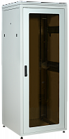 Изображение Шкаф сетевой LINEA N 47U 800х800мм стекл. передняя дверь задняя металлическая сер. ITK LN35-47U88-GM 