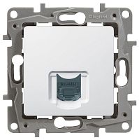 Изображение Розетка компьютерная СП Etika RJ45 кат.6 UTP бел. Leg 672253 