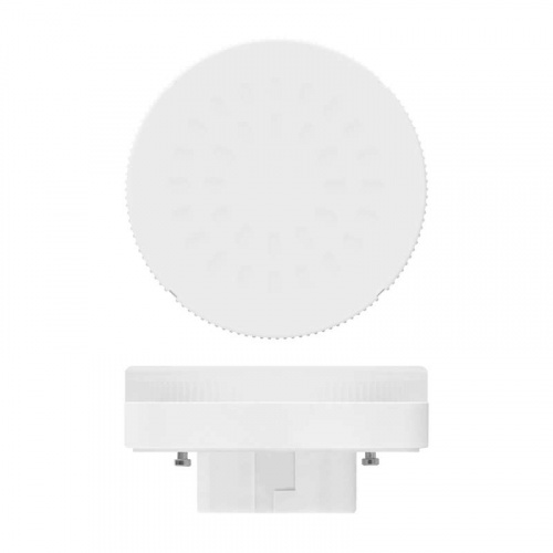 Изображение Лампа светодиодная LED-GX53-6W/NW/GX53/FR PLZ01WH мат. бел. упак. картон Uniel UL-00001669 
