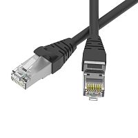 Изображение Патч-корд экранированный SLIM CAT6 S/FTP 4х2 28 AWG LSZH 0.2м черн. DKC RN6SF4502BK-28 