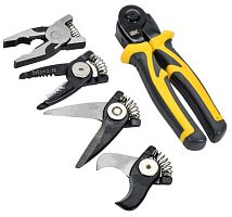 Изображение Пассатижи многофункциональные ARMA2L 3 K1 с насадками 4в1 IEK A2L3-NP10-K1-N04-04 