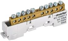 Изображение Шина L "фаза" неизол. на универс. держ. 6х9-10-Ср TEKFOR IEK TF-NN10-10-DL-K03 