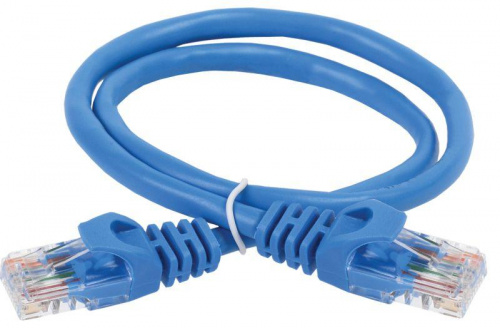 Изображение Патч-корд ITK категория 5е UTP 5 метр PVC синий PC03-C5EU-5M 