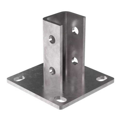 Изображение Опора профиля одинарная STRUT 120х120 Промрукав PR16.1104 