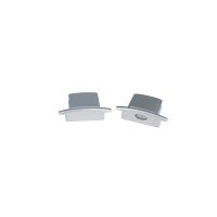 Изображение Набор аксессуаров UFE-N11 SILVER B POLYBAG для алюм. профиля заглушки 4 шт. пластик серебр. Uniel UL-00004059 