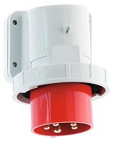 Изображение Вилка настенная 32А 5п 3P+N+PE 6ч 400В IP67 Bals 2402 