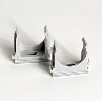 Изображение Держатель для труб (клипса) d25мм сер. (уп.100шт) TOKOV ELECTRIC TKE-LC-25-C06/100 