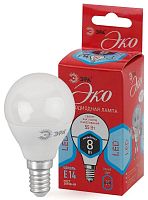 Изображение Лампа светодиодная LED P45-8W-840-E14(диод,шар,8Вт,нейтр,E14) Б0030023 