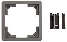 Изображение Люк 18-7001-03 комплект для установки люка IP66 в фальш-пол (рамка+монтаж. лапки) сер. Эра Б0063310 