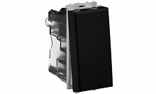 Изображение Выключатель модульный 1-мод. Avanti "Черный матовый" DKC 4412101 