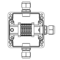 Изображение Коробка взрывозащищенная клеммная из полиэстера TBE-P-03-(6xCBC.4)-1xPACMP(A)-1xPACMP(C)-1xPACMP(D)1Ex e IIC Т5 Gb / Ex tb IIICT95град.C Db IP66 DKC 1231.031.22.1221 