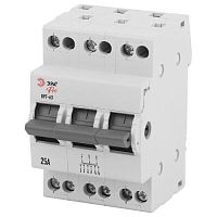 Изображение Выключатель-разъединитель трехпозиционный ВРТ-63 PRO VRT63-3-25 3п 25А Эра Б0061677 