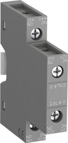 Изображение ABB CAL4-11 Контакт 1НО, 1НЗ боковой для контакторов AF09-AF96 и NF  1SBN010120R1011 
