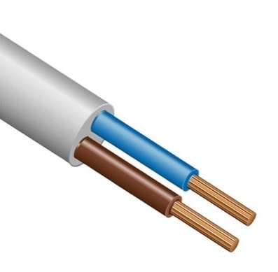 ПВС 2х1,5 (бухта 100м) 25р/м провод Изображение ПВС 2х1,5 (бухта 100м) 25р/м провод