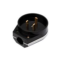 Вилка ВШ для электрической плиты 32А 250 В 2Р+РЕ (ОУ) черн. Rexant 11-8930  Изображение Вилка ВШ для электрической плиты 32А 250 В 2Р+РЕ (ОУ) черн. Rexant 11-8930