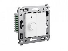 Диммер в сборе с корпусом 60-800ВА с/у, поворотный, Uн=220В белый с подсветкой, DKC  4400133  Изображение Диммер в сборе с корпусом 60-800ВА с/у, поворотный, Uн=220В белый с подсветкой, DKC  4400133