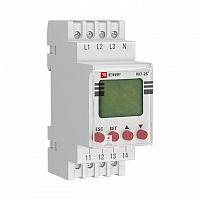 Реле контроля фаз с LCD дисплеем (с нейтралью) RKF-2S EKF PROxima rkf-2s  Изображение Реле контроля фаз с LCD дисплеем (с нейтралью) RKF-2S EKF PROxima rkf-2s