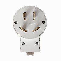 Вилка для плиты 3P+E 32А 440В бел. Universal 5313  Изображение Вилка для плиты 3P+E 32А 440В бел. Universal 5313