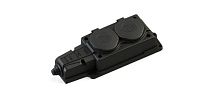 Колодка удлинителя 2-м MultiSet 16А 250В IP44 с заземл. каучук черн. SE MST4102BK  Изображение Колодка удлинителя 2-м MultiSet 16А 250В IP44 с заземл. каучук черн. SE MST4102BK